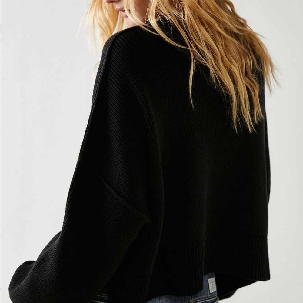 Free People Easy Street Crop Pullover